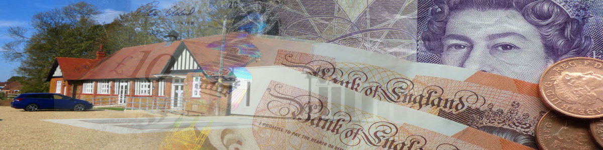 header image of coins and notes