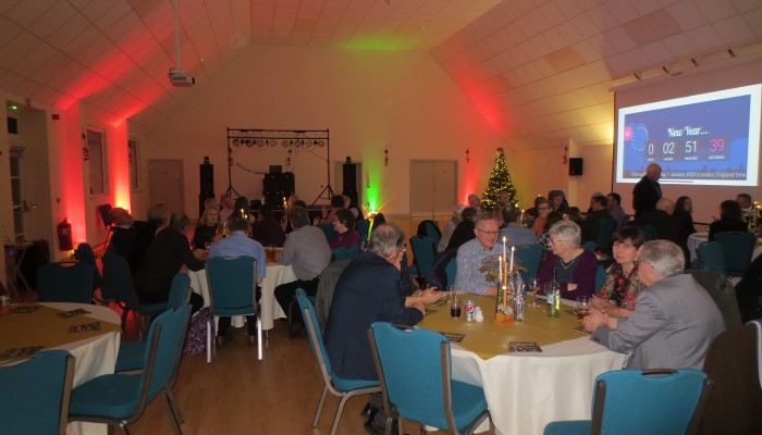 Party in the main hall